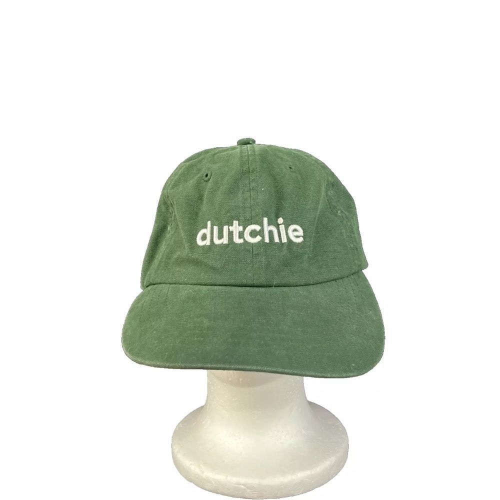 Dutchie Baseball Cap Hat Green Big Accessories Cotton Tuck Strap Metal Snap